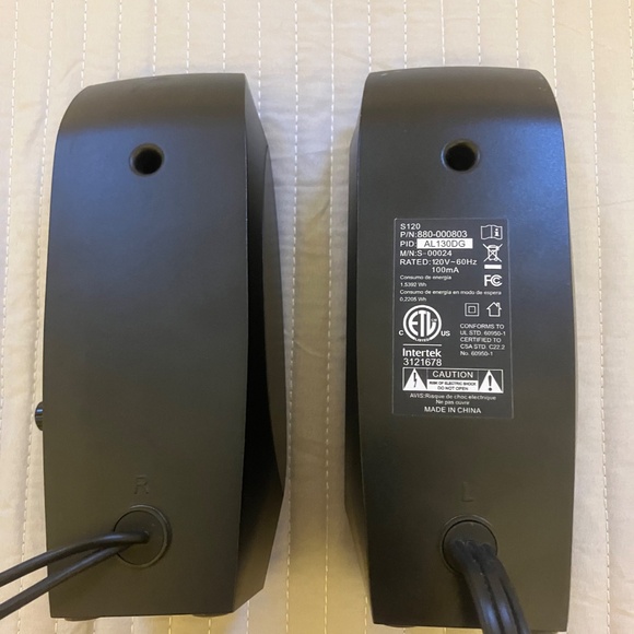 Logitech S120 Speakers For PCs and Macs Model 880-000403 Black - Pre-owned - Picture 2 of 9